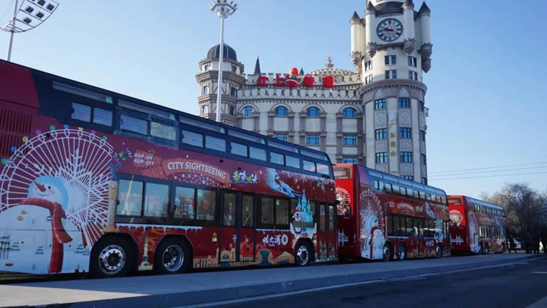 Ankai Double-Decker Buses Serve the Asian Winter Games